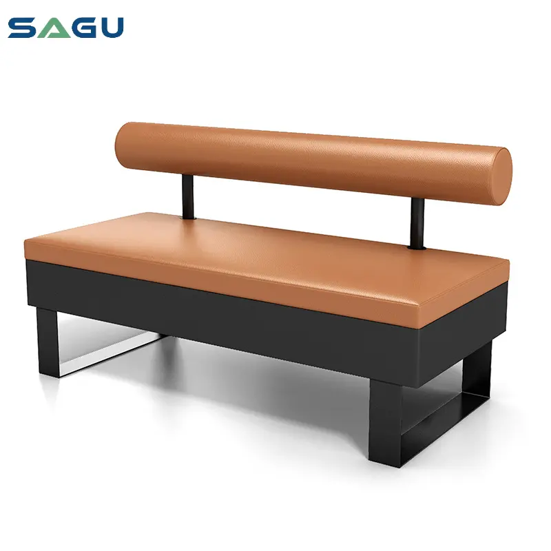 Sofa Da Có Điểm Nhấn Hoài Cổ Gian Hàng Nội Thất Quán Cà Phê Nhà Hàng Sofa