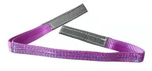 Cinghie per Sollevamento Pesi Mechpro, Cinghie da Palestra ad Alta Resistenza in Poliestere a <span class=keywords><strong>4</strong></span> Strati, 8mm Piatte con Occhielli, Garanzia di 1 Anno - Product Image 2