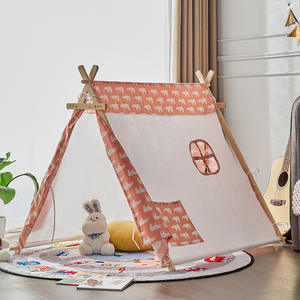 Tentes jouets <span class=keywords><strong>en</strong></span> coton pour enfants petite <span class=keywords><strong>cabane</strong></span> de jeu intérieure pour filles et garçons princesse <span class=keywords><strong>tipi</strong></span> tente maison douce tentes jouets pour enfants - Product Image 4