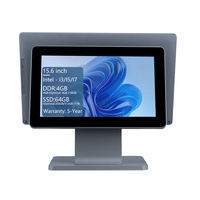 Terminal Punto de Venta con Pantalla Táctil Ultrafina de 15.6 Pulgadas, Software SDK, Dispositivo de Caja Registradora Todo en Uno, Sistema POS de Venta