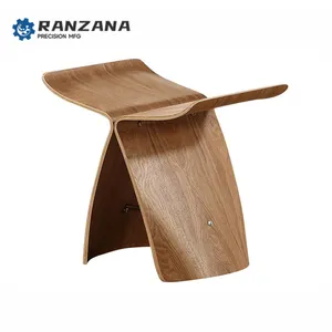Holz CNC-Bearbeitungs service Kunden spezifisches Schneiden von gebogenem Sperrholz für Stuhl teile