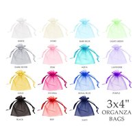 MOQ 100 pièces Sacs cadeaux gris en organza et satin 7x9cm Sachets de lavande à cordon pour mariages, fêtes, Noël