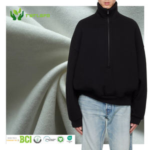 Sustainable Eco-friendly Oversized 350-500 Gsm Heavyweight Fleece Sweatshirt Quarter Zipup Half Zip for Winter - Product Image 1
