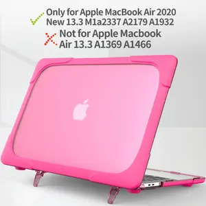 Macbook kılıfları darbeye sert PC Laptop kılıfı Apple Macbook Pro 13 14 16 şeffaf kapak için Macbook Air 13