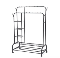 Cintre de rangement moderne et durable pour chambre à coucher, étendoir en tissu, étendoir, étendoir, vêtement, manteau, chaussures, avec chapeau, veste