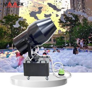 3000W testa mobile a spruzzo che agita la macchina del cannone della schiuma del getto per gli eventi della festa della piscina effetto della fase 90 ° 360 ° macchina della schiuma - Product Image 1
