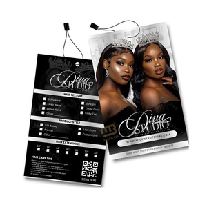 Logo personalizzato lunghezza dei capelli pollici tie care salon parrucca estensione adesivi per imballaggio per <span class=keywords><strong>etichette</strong></span> per fasci di capelli - Product Image 3