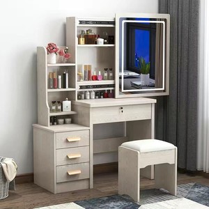 Hot Selling Low Price LED 4 Drawers Vanity <b>Dressing</b> <b>Table</b> Makeup <b>Room</b> Drawer Dresser with Storage for Bedroom Ladies Home Use - Product Image 2