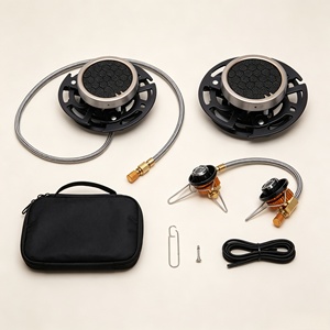 Opvouwbare mini-campingkachel met afstandsbediening, infraroodbrander, winddicht, UFO-vormig, draagbaar gasfornuis voor backpacking - Product Image 1
