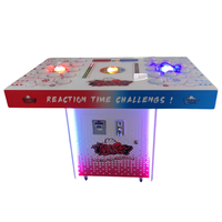 Jeu d'arcade Power Strike Hammer Reaction Time Challenge à jetons pour 2 joueurs