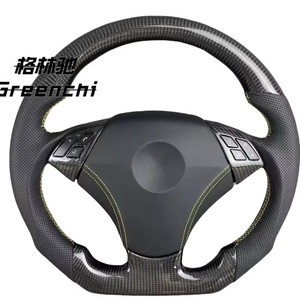 Volante de Fibra de Carbono Estilo F1 para BMW Serie 5 E60 (2004-2009), Base Plana - Product Image 1