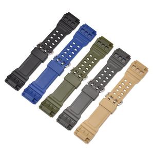 Bracelet de montre de luxe en pu bleu marine kaki vert armée gris pour bracelet de choc <span class=keywords><strong>g</strong></span> GG1000 GSG100 GWG100 - Product Image 5