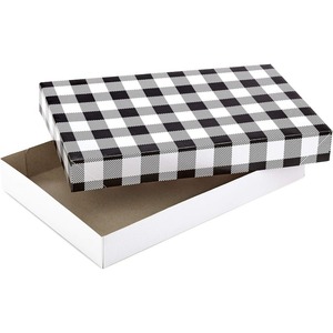 Medium sized gift <b>box</b> with lid suitable for Christmas, holiday <b>parties</b>, hostess gifts, Father's Day can be customized - Product Image 6