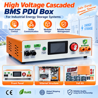 ECBMS 16S-256S HV BMS DIY KIT Maître-Esclave 800A 900A 160S 224S 1000V LiFePO4 Boîtier de Contrôle BMS Haute Tension avec Écran Tactile LCD