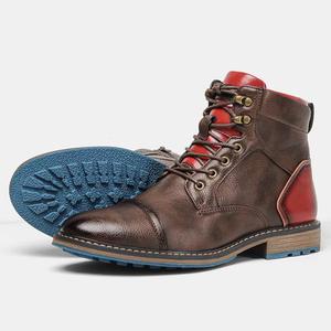 Botas <span class=keywords><strong>Martin</strong></span> para Hombre, de Cuero, con Suela de Goma, Marca Personalizada, Botas Impermeables de Diseñador para Mujer con Pantorrilla Ancha, Talla 12 para Hombre, de Cuero - Product Image 2