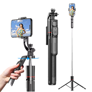 Treppiede F16 Stabile e Bilanciato per <span class=keywords><strong>Riprese</strong></span>, Asta Selfie a 360 Gradi ° Telecamera Panoramica 1708mm per Registrazione <span class=keywords><strong>Video</strong></span> da Cellulare - Product Image 1