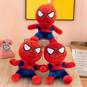 Venta al por mayor de fábrica: Juguetes de <span class=keywords><strong>peluche</strong></span> suaves de Spider-Man de 8 pulgadas, juguetes de dibujos animados de anime para niños, juguetes de <span class=keywords><strong>peluche</strong></span> para máquinas de garras. - Product Image 1