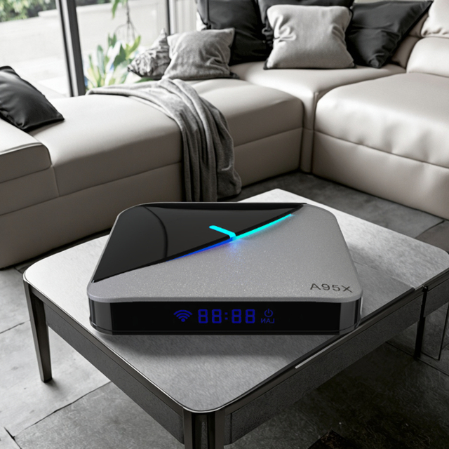 SYTA A95X F3 AIR Amlogic S905X3 Tv Android 9 RGB Light TV BOX Smart Tv Box Android 2G 16G