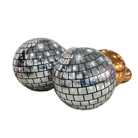 Grand globe gonflable géant en PVC réfléchissant ballons boule miroir Disco sérigraphie publicité étanche fête événement