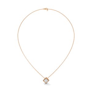 Joyería Fina, Colgante de Oro Rosa con Diamantes Cultivados en Laboratorio, Diseño Brillante, Ideal para Regalos, Aniversarios, Cumpleaños - Product Image 4