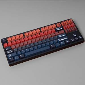 HZGAMER Original Ensemble complet de touches de <span class=keywords><strong>clavier</strong></span> mécanique PBT translucide double face Coréen Allemand Européen Petit - Product Image 2