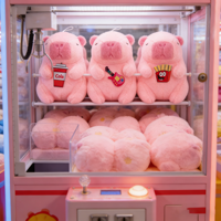 Offre Spéciale : Peluches Capybara Roses – Cadeaux pour Enfants, Douces et Confortables, Poupées de Machine à Griffes en Peluche