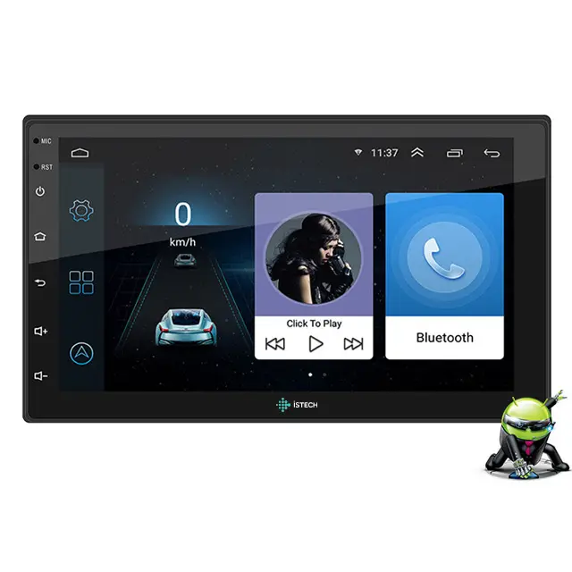 Lettore autoradio Android universale da 7 pollici 2 Din navigazione GPS WIFI BT FM Mirror Link lettore Video per auto