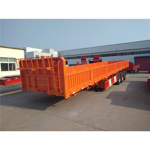 ZLIN 3 Axles 40ft Side Wall Cargo Truck <b>Trailer</b> Fence Semi 36000 KG Payload - Product Image 5