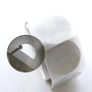 תוויות רכות דביקות נגד גניבה EAS <span class=keywords><strong>RF</strong></span> 8.2Mhz ישירות מהמפעל, צבעים: ברקוד/לבן/שחור/שקוף, מאושרים על ידי CE/ISO - Product Image 2