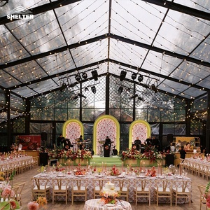 200 300 500 100 घटनाओं के लिए कस्टम स्पष्ट शाही मार्की टेंट साफ-सफाई वाले तम्बू 1000 - Product Image 3