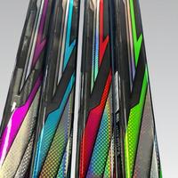 Bâton de hockey sur glace en fibre de carbone personnalisé fabriqué en Chine, bâtons de hockey sur gazon renforcés
