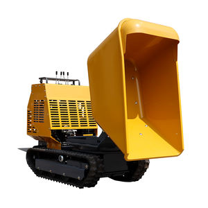 Penjualan paling laris Dumper Jalur Mini 1200 kg truk sampah Pertanian Taman CE/EPA pemuat Crawler industri konstruksi bersertifikat - Product Image 5