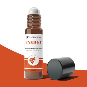 Aceite en Roll-On Prensado en Frío, Ecológico y Refrescante, Mezcla Natural de Eucalipto <span class=keywords><strong>para</strong></span> Aumentar la Energía, <span class=keywords><strong>para</strong></span> Todo Tipo de Piel, 10 ml, Aroma Floral Fresco - Product Image 1