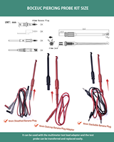 Outil de perçage de fil de testeur de circuit sans casser l'aiguille de test de circuit de peau sans casser la sonde d'outil de fil