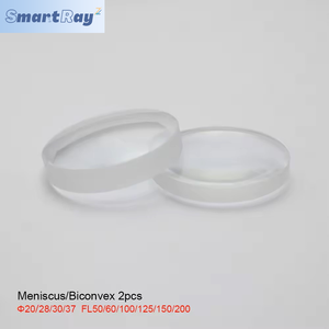 SmartRay fibra laser colimador lente e foco lente para corte a laser cabeça portátil fundida sílica lente de alta pureza - Product Image 4