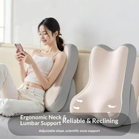 Coussin multifonctionnel en mousse à mémoire de forme pour lit, soutien lombaire, lecture, utilisation au téléphone, repos et jeu au lit