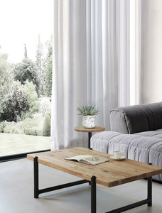 Phong Cách Công Nghiệp Giữa Ghế <span class=keywords><strong>Sofa</strong></span> Bàn Cà Phê Hình Chữ Nhật Bằng Gỗ Rèn - Product Image 2