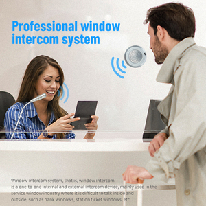 Citofono Bidirezionale per Finestre Bancarie, Sistema di Interfono Wireless con Microfono - Product Image 2