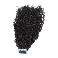 Vmae Wholesale 3A 4A 4B 4C Extensions de cheveux à bandes adhésives 100% cheveux humains vierges Remy bruts birmans, bouclés profonds afro crépus
