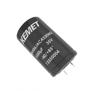 ตัวเก็บประจุแบบสแน็ปอินฝาปิดช่อง560 uF สารส้ม ALA7AA561DF500 85C - Product Image 1