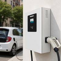 TA-DC-WD Nuevo Cargador Rápido para Vehículos Eléctricos de Corriente Continua de Nivel 3 con RFID Comercial de 20-40KW, CCS/GBT/CHADEMO, IP54, Entrada de 100A y 380V, 2 Años de Garantía