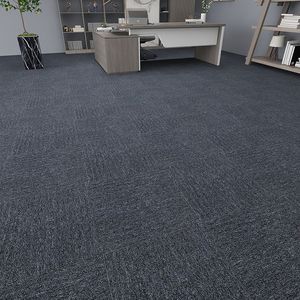 Dalles de <span class=keywords><strong>moquette</strong></span> carrées modernes - Poils moyens, résistantes aux taches, antidérapantes pour usage commercial, résidentiel, bureaux, salons, couloirs - Product Image 5