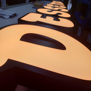 Cửa Hàng Tên Hội Đồng Quản Trị Thiết Kế 3D Kênh <span class=keywords><strong>Letters</strong></span> <span class=keywords><strong>Led</strong></span> Bảng Chữ Cái Logo Ánh Sáng Khung Đăng Board Tráng Miệng Bar Storefront Chiếu Sáng Biển - Product Image 4