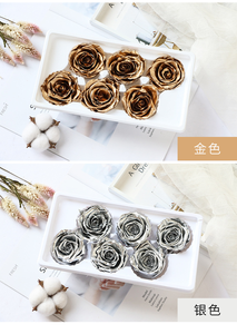 Éternel Enchanté Infini Éternité Éternel Pour Toujours Éternel Préservé Rose Tête 6 Préservé Rose Tête Réel 5cm - Product Image 5