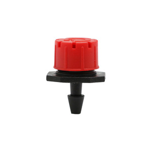 Goutteur à débit réglable à huit trous Petit Chaperon rouge Anti-obstruction Plastique Vert Sen 0-70L/H Agriculture Jardinage - Product Image 1