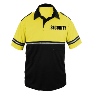 Wholesale Hi-Visibility Security Polo Shirt Customized Plus Sizes for Summer Use by <b>Guards</b> - Product Image 4