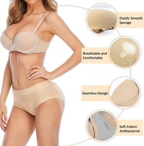 Bragas de realce acolchadas para mujer, bragas moldeadoras de glúteos de Brasil, almohadillas para la cadera, bragas de Control Invisible, ropa interior, lencería - Product Image 2