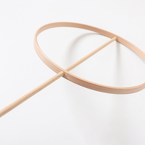 מעגל מכירה חם צלב תפר חישוק טבעת עץ רקמה - Product Image 2