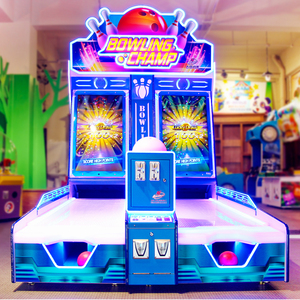 Simulateur <span class=keywords><strong>de</strong></span> <span class=keywords><strong>bowling</strong></span> Coelest pour 2 joueurs, film en <span class=keywords><strong>3D</strong></span>, métal, plastique, verre trempé, anglais, garantie 1 an pour la famille - Product Image 1