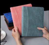 Carnet format A5 avec reliure à 6 anneaux, agenda en cuir PU, 60 pages intérieures, style couverture rigide, reliure à feuilles mobiles